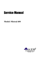 Alto Mistral-400 - Service Manual